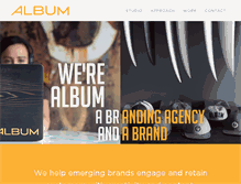 Tablet Screenshot of albumagency.com